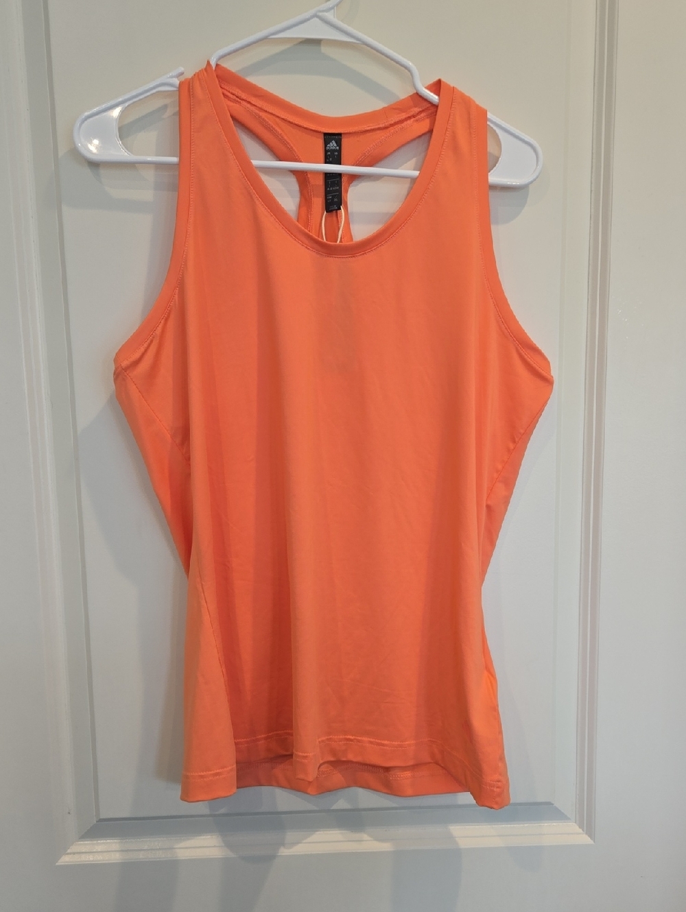 adidas Women’s Neon Orange Racerback Tank